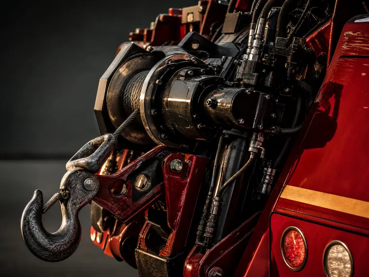 Heavy-duty towing winch and recovery equipment